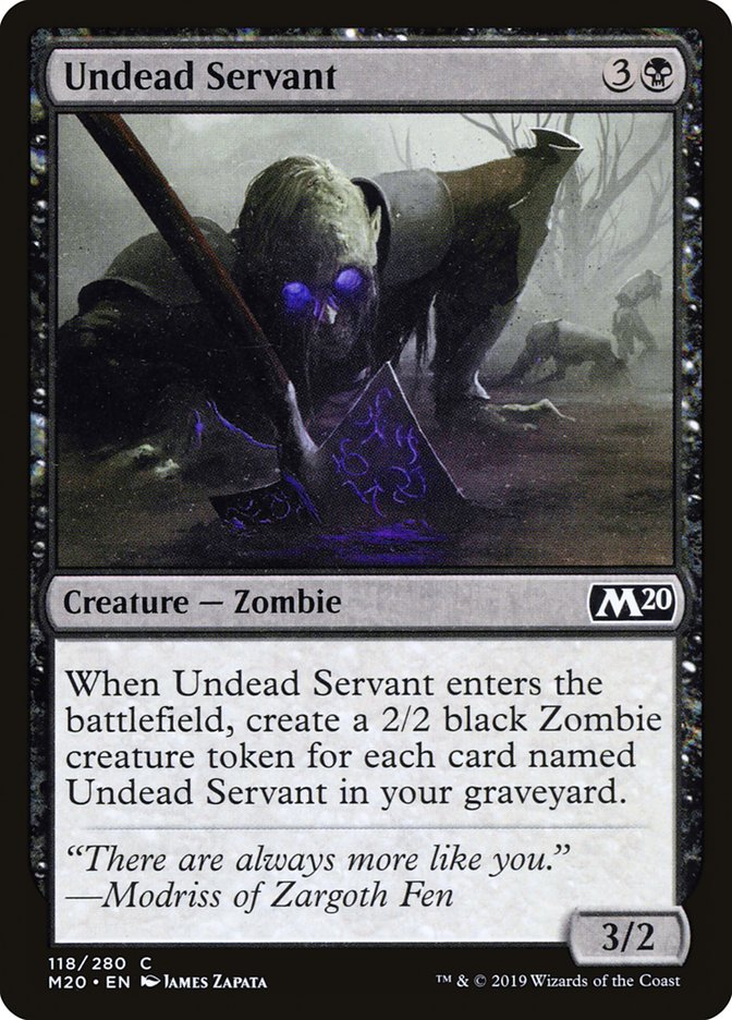 Undead Servant – Core Set 2020 [M20] – English – #118