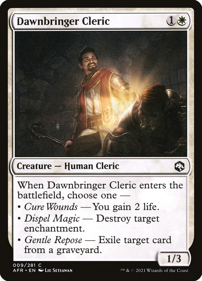 Dawnbringer Cleric – Adventures in the Forgotten Realms [AFR] – D – #9