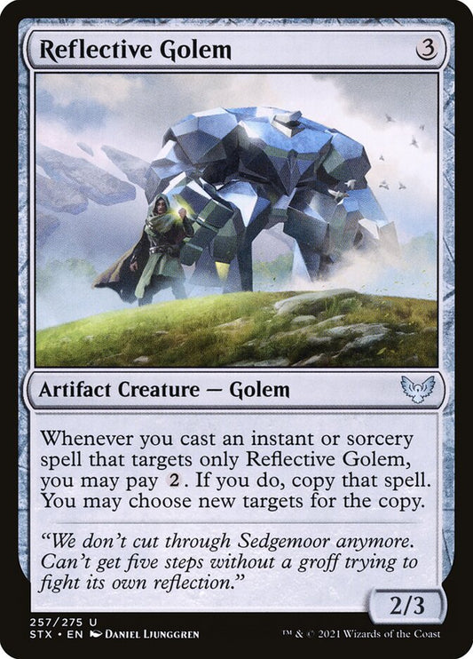 Reflective Golem – Strixhaven: School of Mages [STX] – D – #257