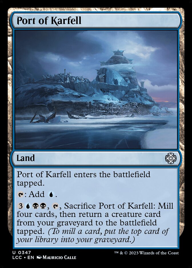 Port of Karfell – The Lost Caverns of Ixalan Commander [LCC] – D – #347