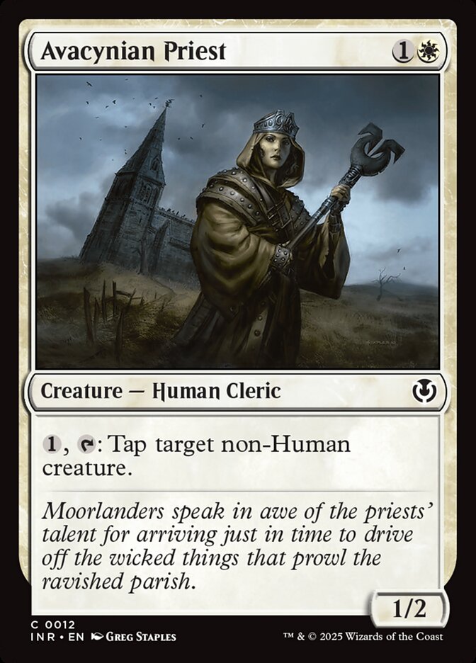 Avacynian Priest – Innistrad Remastered [INR] – D – #12