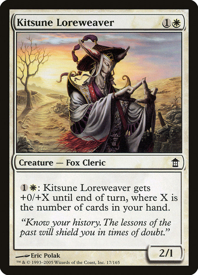 Kitsune Loreweaver – Saviors of Kamigawa [SOK] – English – #17