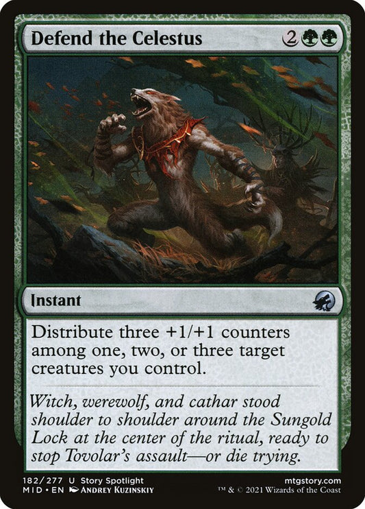 Defend the Celestus – Innistrad: Midnight Hunt [MID] – D – #182