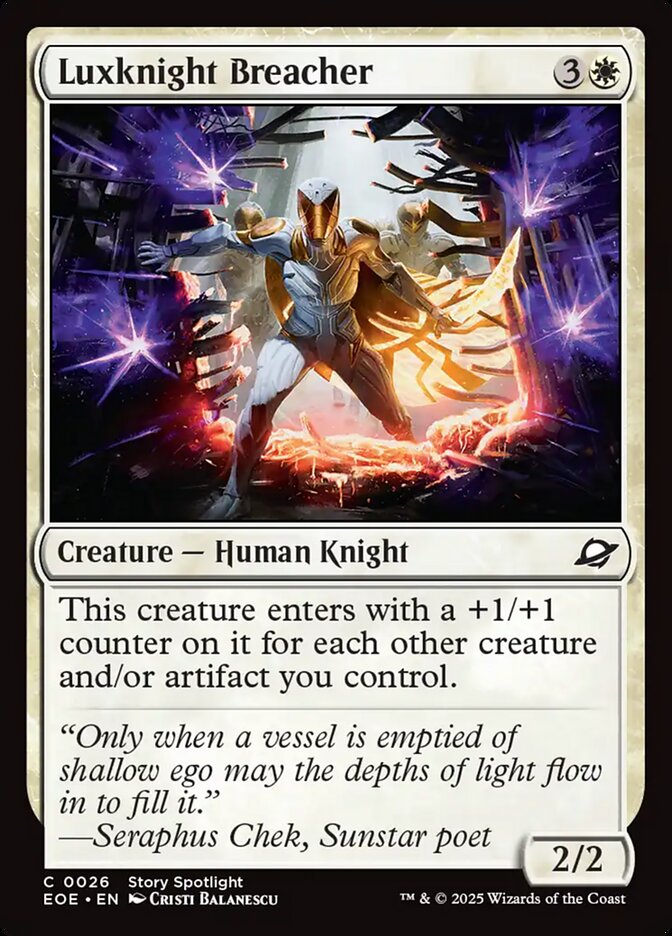 Luxknight Breacher – Edge of Eternities [EOE] – D – #26