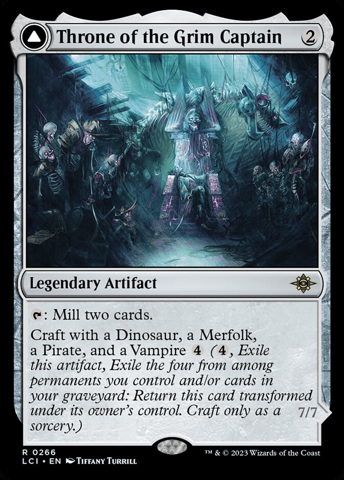 Throne of the Grim Captain // The Grim Captain – The Lost Caverns of Ixalan [LCI] – English – #266