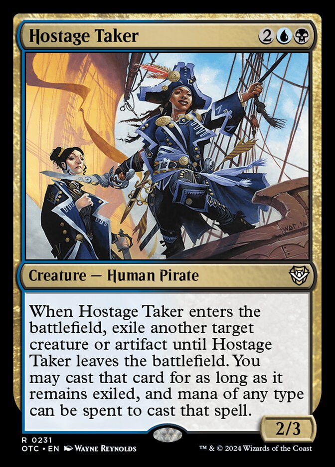 Hostage Taker – Outlaws of Thunder Junction Commander [OTC] – English – #231