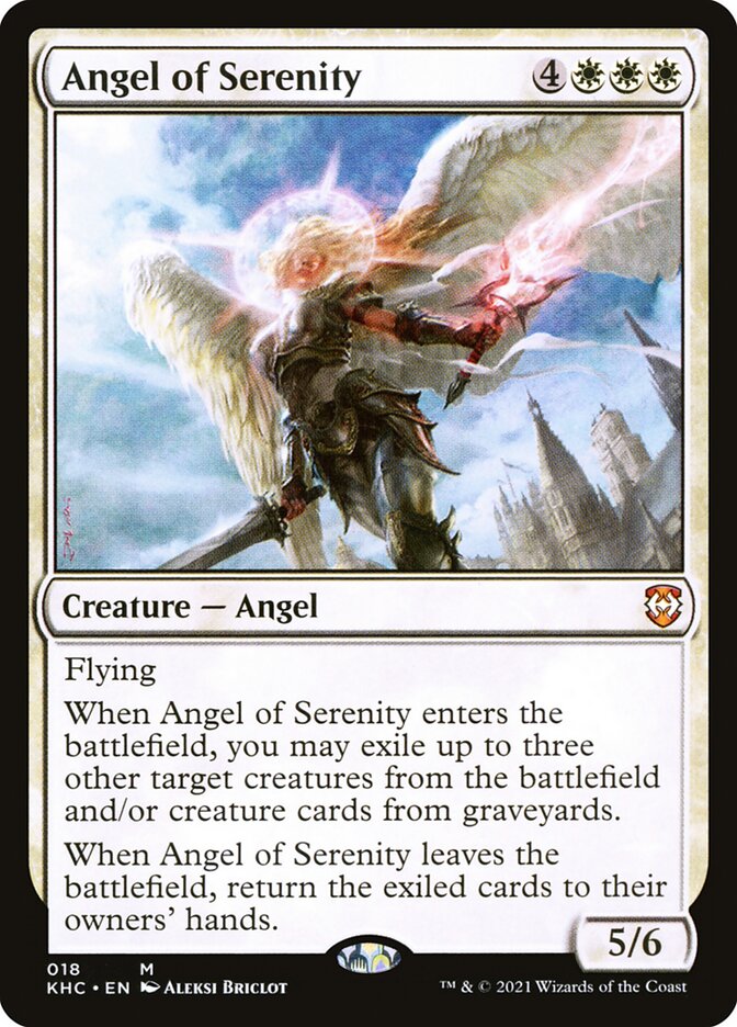 Angel of Serenity – Kaldheim Commander [KHC] – D – #18