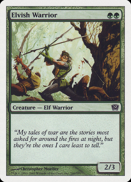 Elvish Warrior – Ninth Edition [9ED] – D – #240