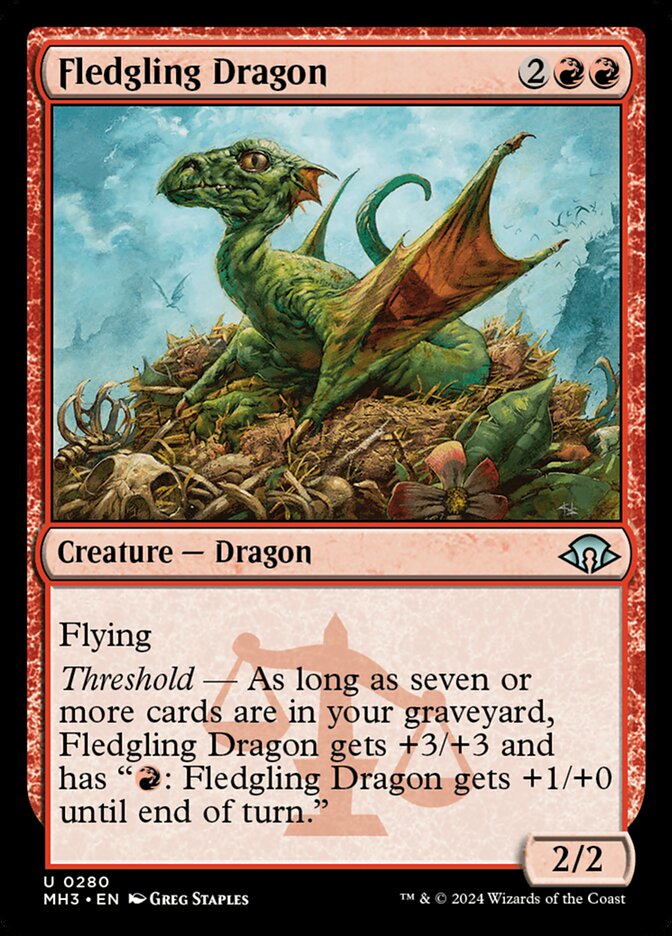 Fledgling Dragon – Modern Horizons 3 [MH3] – English – #280