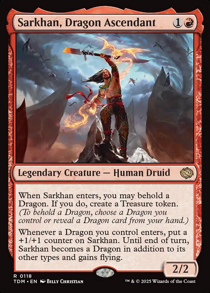Sarkhan, Dragon Ascendant – Tarkir: Dragonstorm [TDM] – English – #118