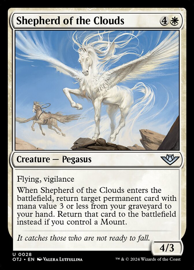 Shepherd of the Clouds – Outlaws of Thunder Junction [OTJ] – English – #28