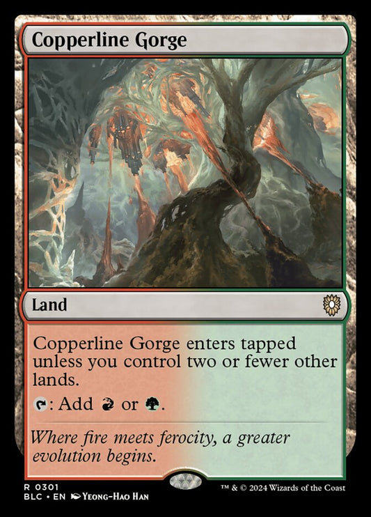 Copperline Gorge – Bloomburrow Commander [BLC] – English – #301