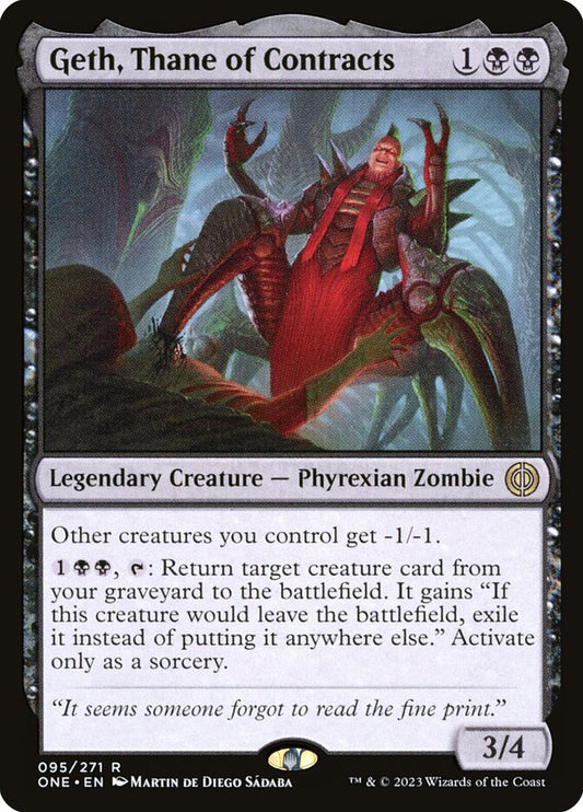 Geth, Thane of Contracts – Phyrexia: All Will Be One [ONE] – D – #95