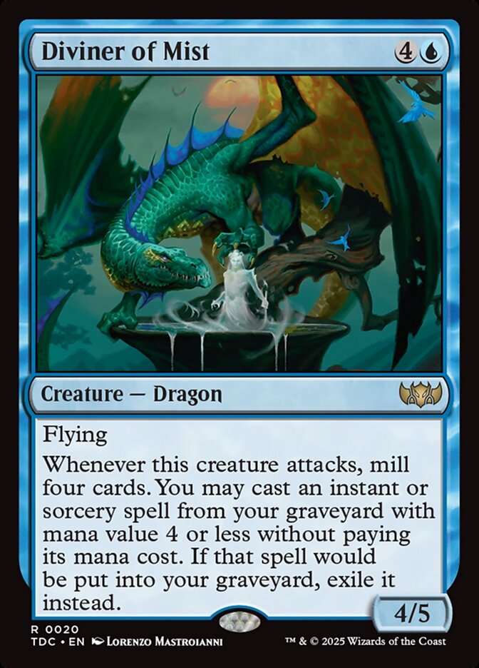 Diviner of Mist – Tarkir: Dragonstorm Commander [TDC] – English – #20