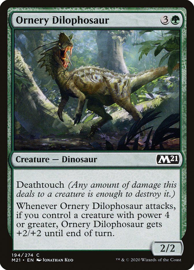 Ornery Dilophosaur – Core Set 2021 [M21] – English – #194