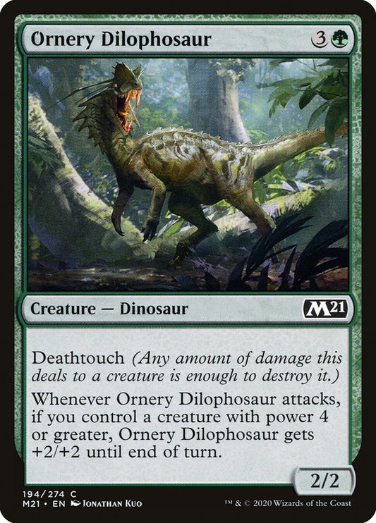 Ornery Dilophosaur – Core Set 2021 [M21] – English – #194