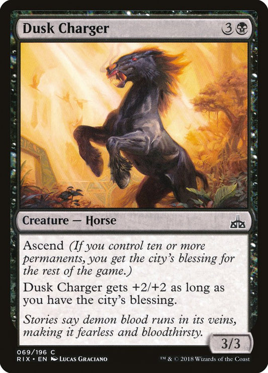 Dusk Charger – Rivals of Ixalan [RIX] – D – #69