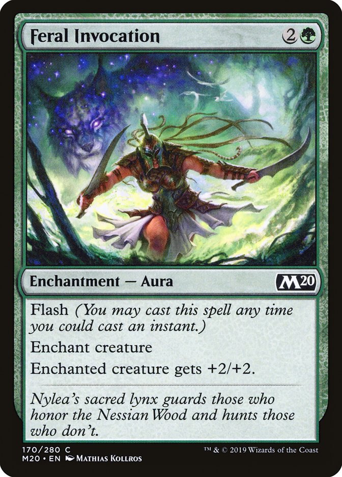 Feral Invocation – Core Set 2020 [M20] – D – #170