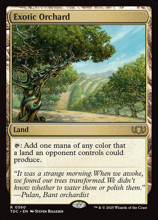Exotic Orchard – Tarkir: Dragonstorm Commander [TDC] – English – #360