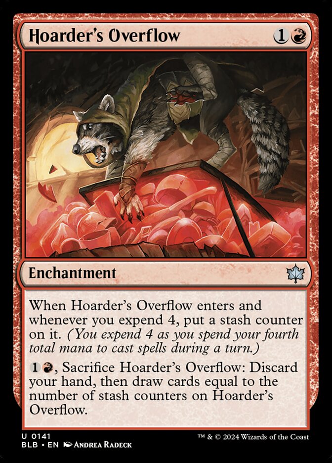 Hoarder's Overflow – Bloomburrow [BLB] – English – #141
