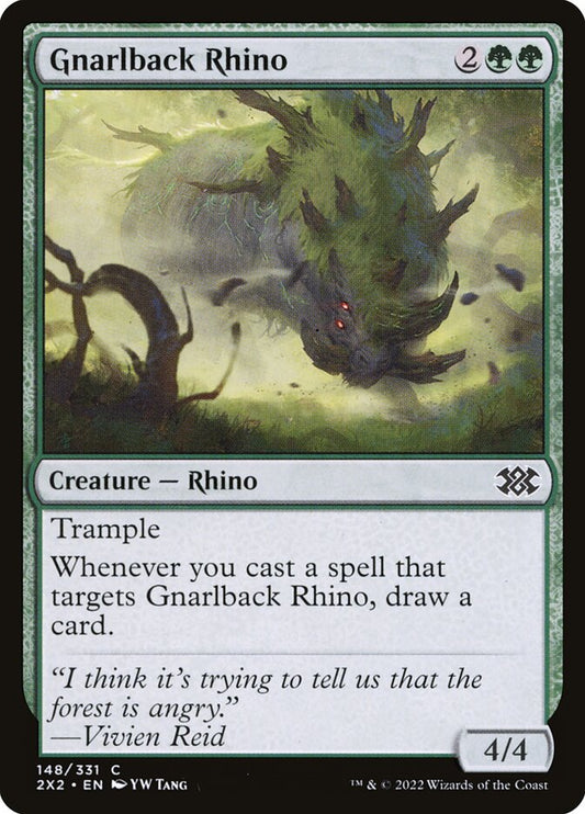 Gnarlback Rhino – Double Masters 2022 [2X2] – English – #148
