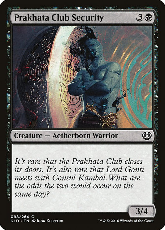 Prakhata Club Security – Kaladesh [KLD] – English – #98