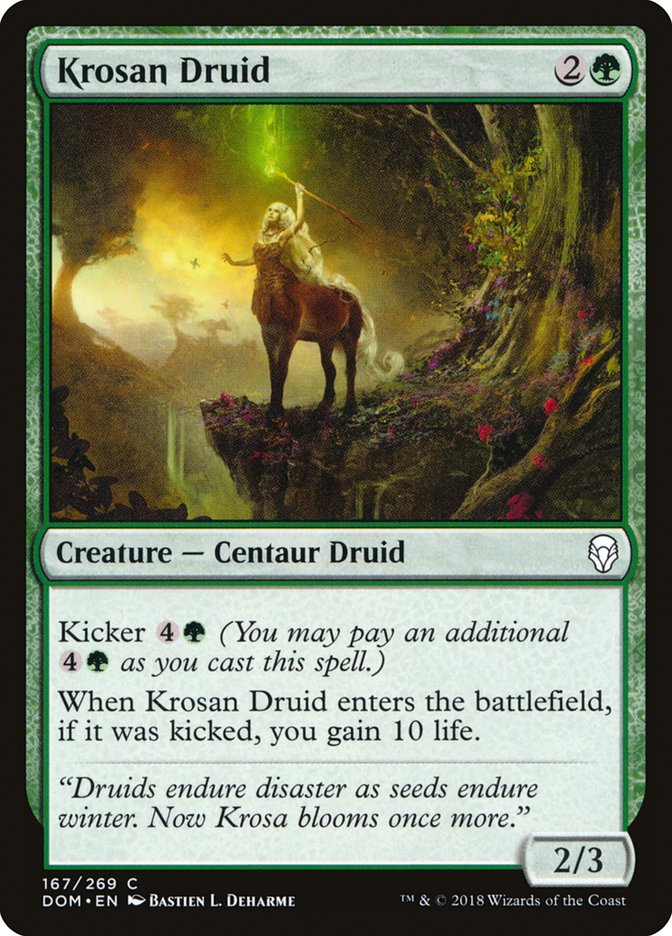 Krosan Druid – Dominaria [DOM] – English – #167