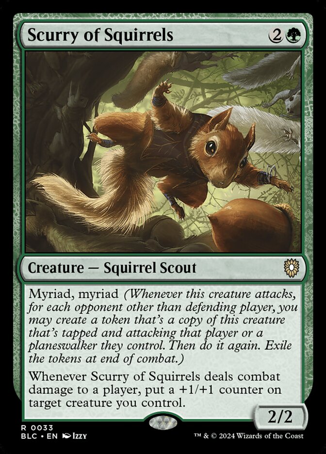 Scurry of Squirrels – Bloomburrow Commander [BLC] – English – #33