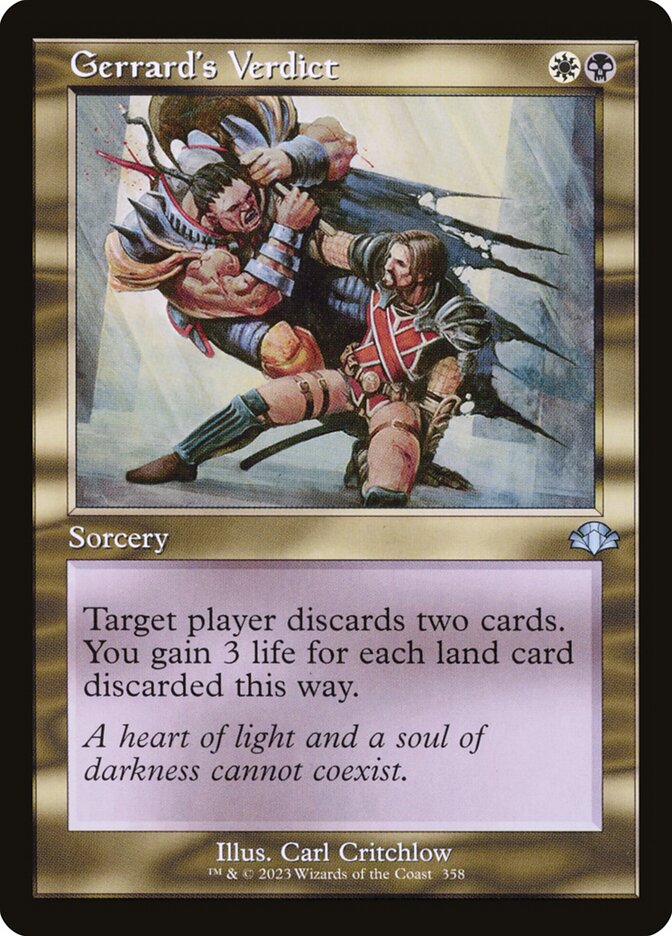 Gerrard's Verdict – Dominaria Remastered [DMR] – English – #358