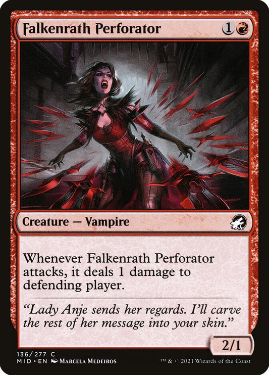 Falkenrath Perforator – Innistrad: Midnight Hunt [MID] – D – #136