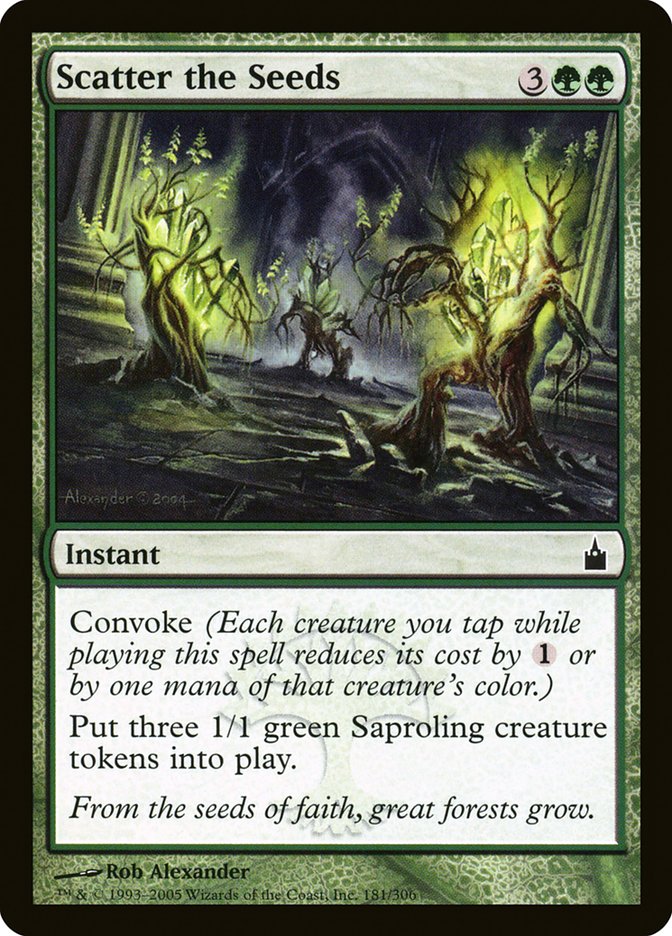 Scatter the Seeds – Ravnica: City of Guilds [RAV] – English – #181