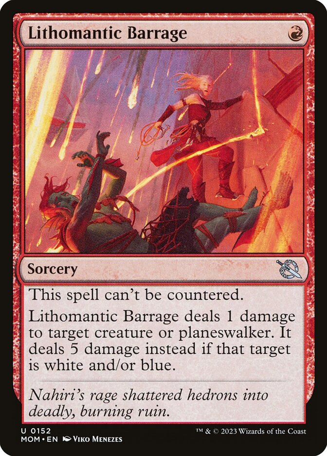 Lithomantic Barrage – March of the Machine [MOM] – English – #152