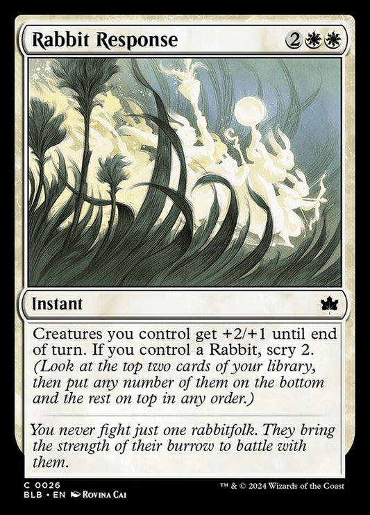 Rabbit Response – Bloomburrow [BLB] – English – #26