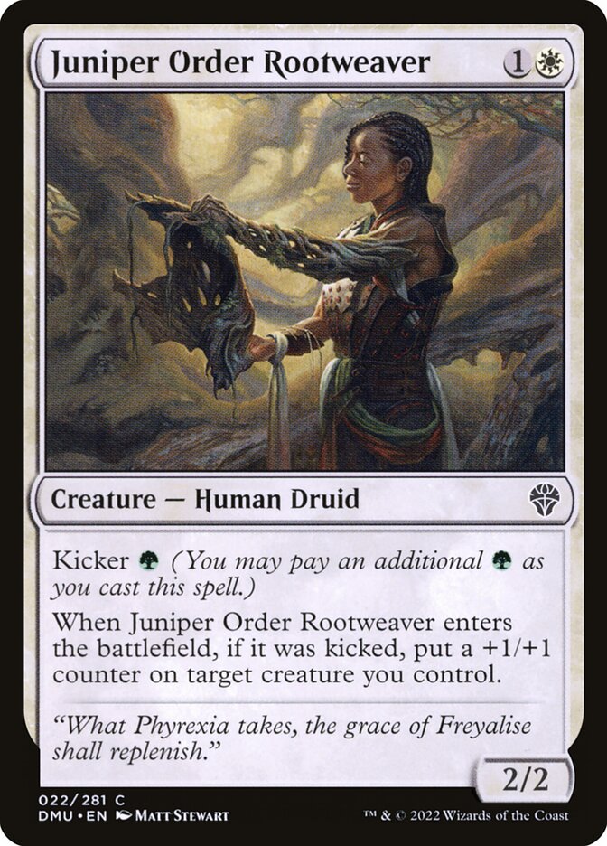 Juniper Order Rootweaver – Dominaria United [DMU] – English – #22