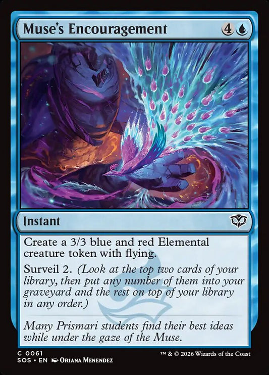 Muse's Encouragement – Secrets of Strixhaven [SOS] – English – #61