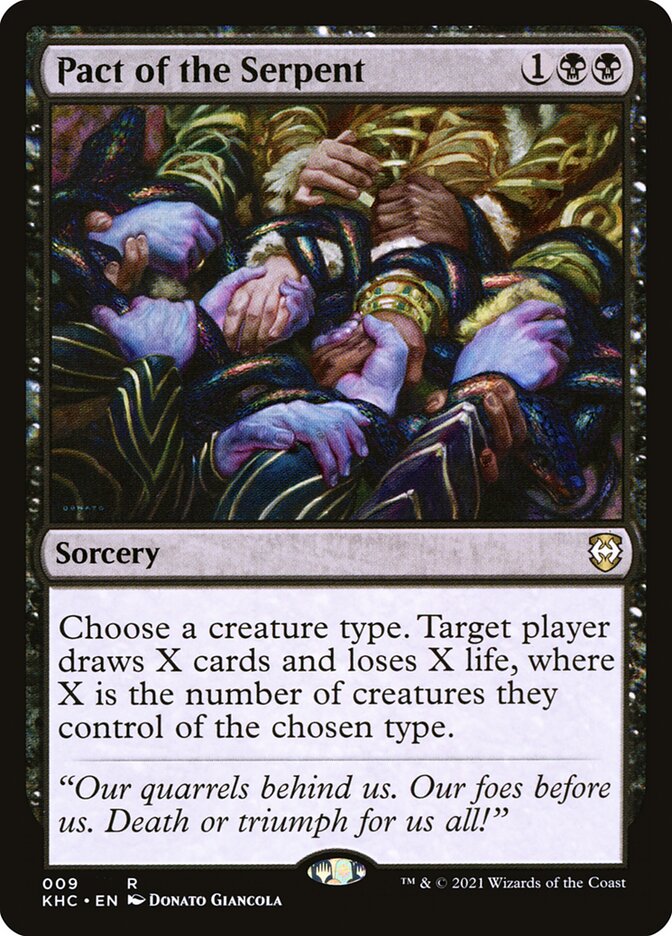 Pact of the Serpent – Kaldheim Commander [KHC] – English – #9