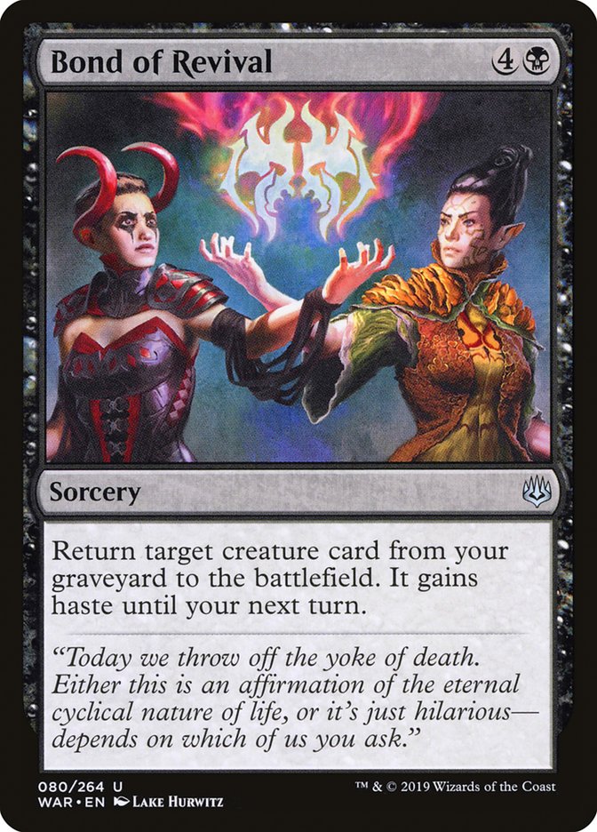 Bond of Revival – War of the Spark [WAR] – D – #80