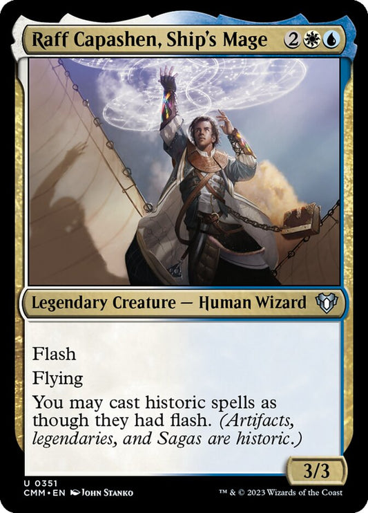 Raff Capashen, Ship's Mage – Commander Masters [CMM] – English – #351