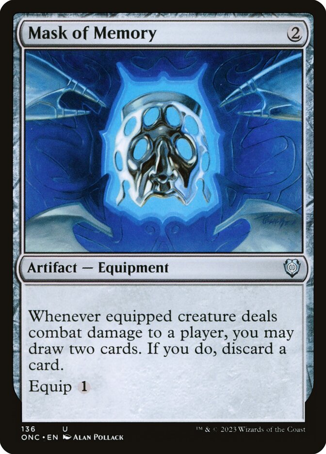 Mask of Memory – Phyrexia: All Will Be One Commander [ONC] – D – #136