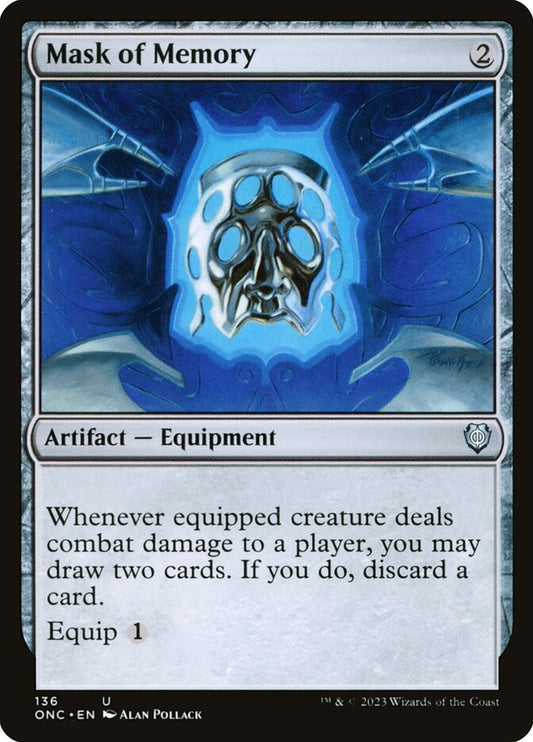 Mask of Memory – Phyrexia: All Will Be One Commander [ONC] – D – #136