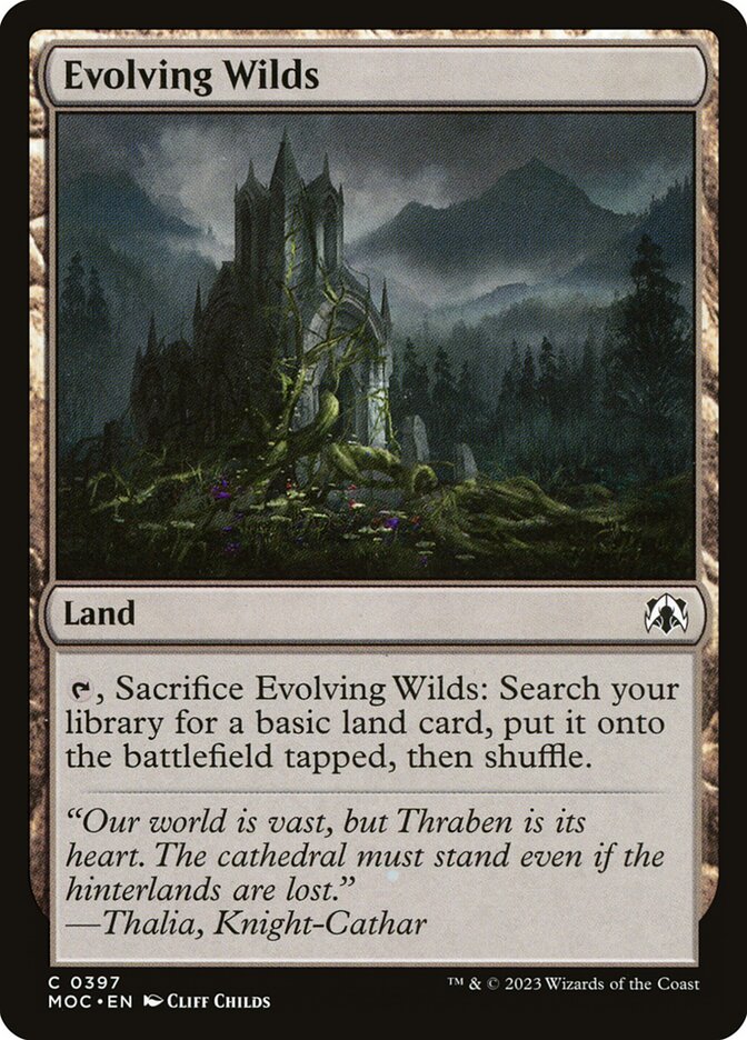 Evolving Wilds – March of the Machine Commander [MOC] – D – #397