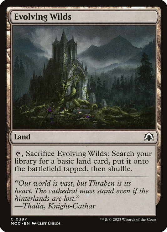 Evolving Wilds – March of the Machine Commander [MOC] – D – #397