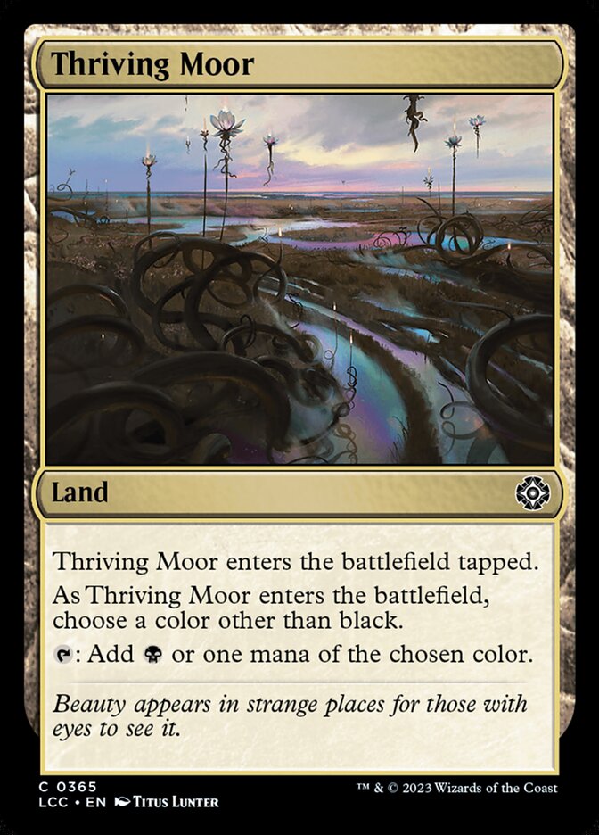 Thriving Moor – The Lost Caverns of Ixalan Commander [LCC] – English – #365
