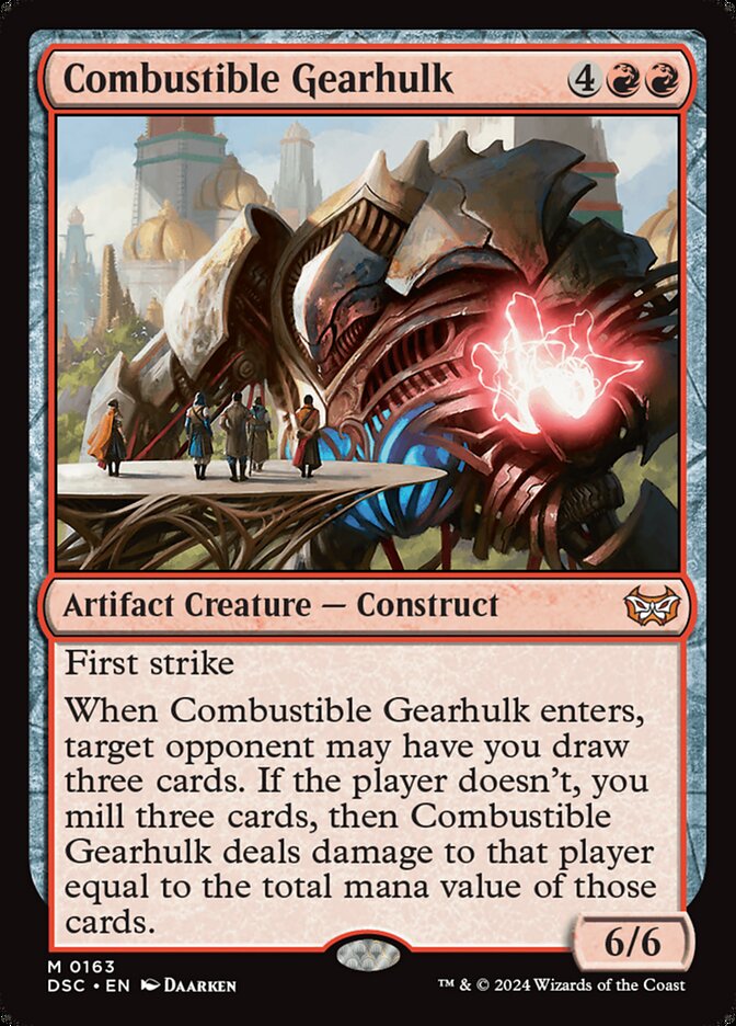 Combustible Gearhulk – Duskmourn: House of Horror Commander [DSC] – English – #163