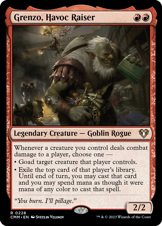 Grenzo, Havoc Raiser – Commander Masters [CMM] – English – #228