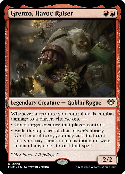 Grenzo, Havoc Raiser – Commander Masters [CMM] – English – #228