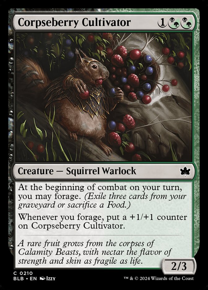 Corpseberry Cultivator – Bloomburrow [BLB] – English – #210