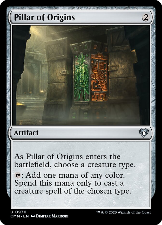 Pillar of Origins – Commander Masters [CMM] – D – #970