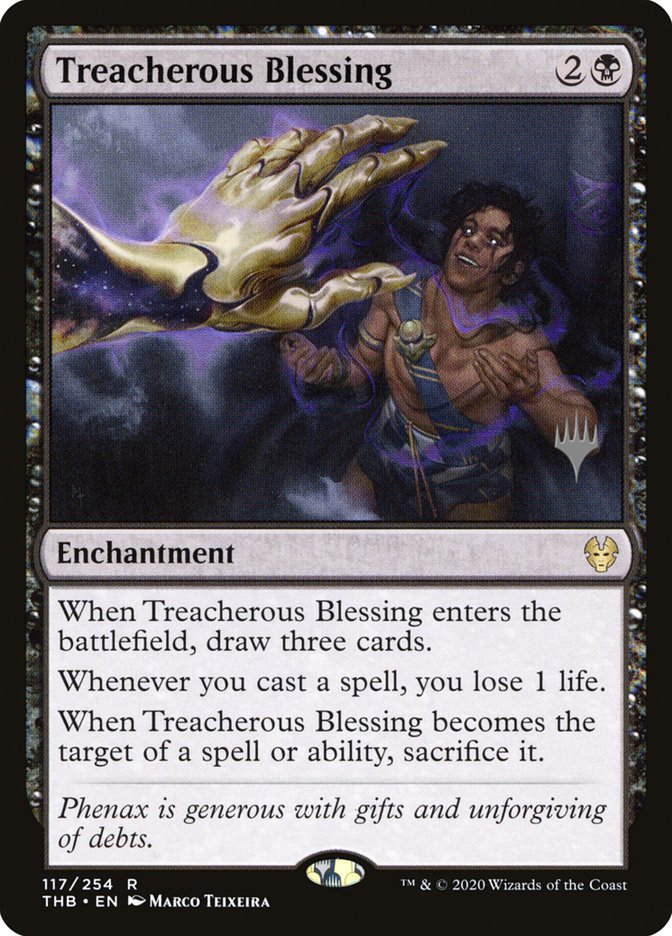 Treacherous Blessing – Theros Beyond Death Promos [PTHB] – English – #117p