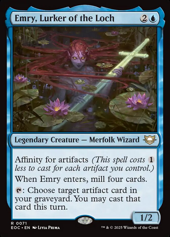 Emry, Lurker of the Loch – Edge of Eternities Commander [EOC] – English – #71